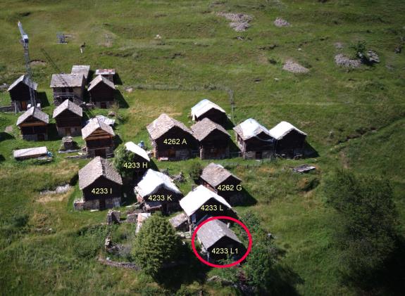 Edificio 4233 L1 visto dall'alto