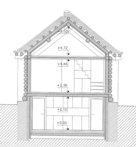 Progetto - sezione edificio